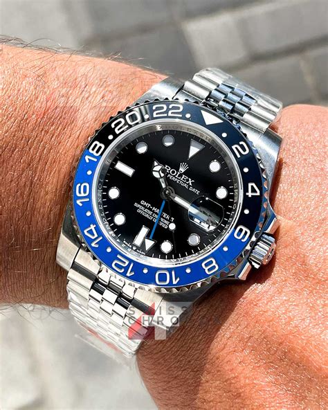 rolex gmt master ii batman celebrity|rolex gmt batman for sale.